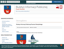 Tablet Screenshot of bip.powiat-olsztynski.pl